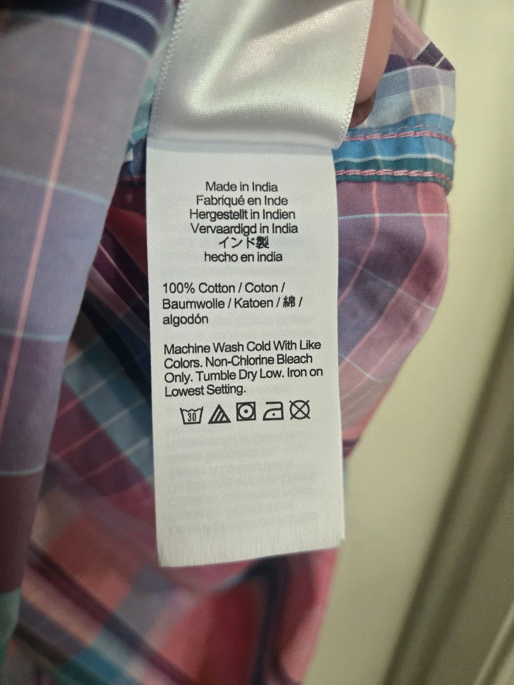 J. Crew Shirt Dress Women’s Size 4 Pink Plaid Tie Waist Button Midi Shirt Dress